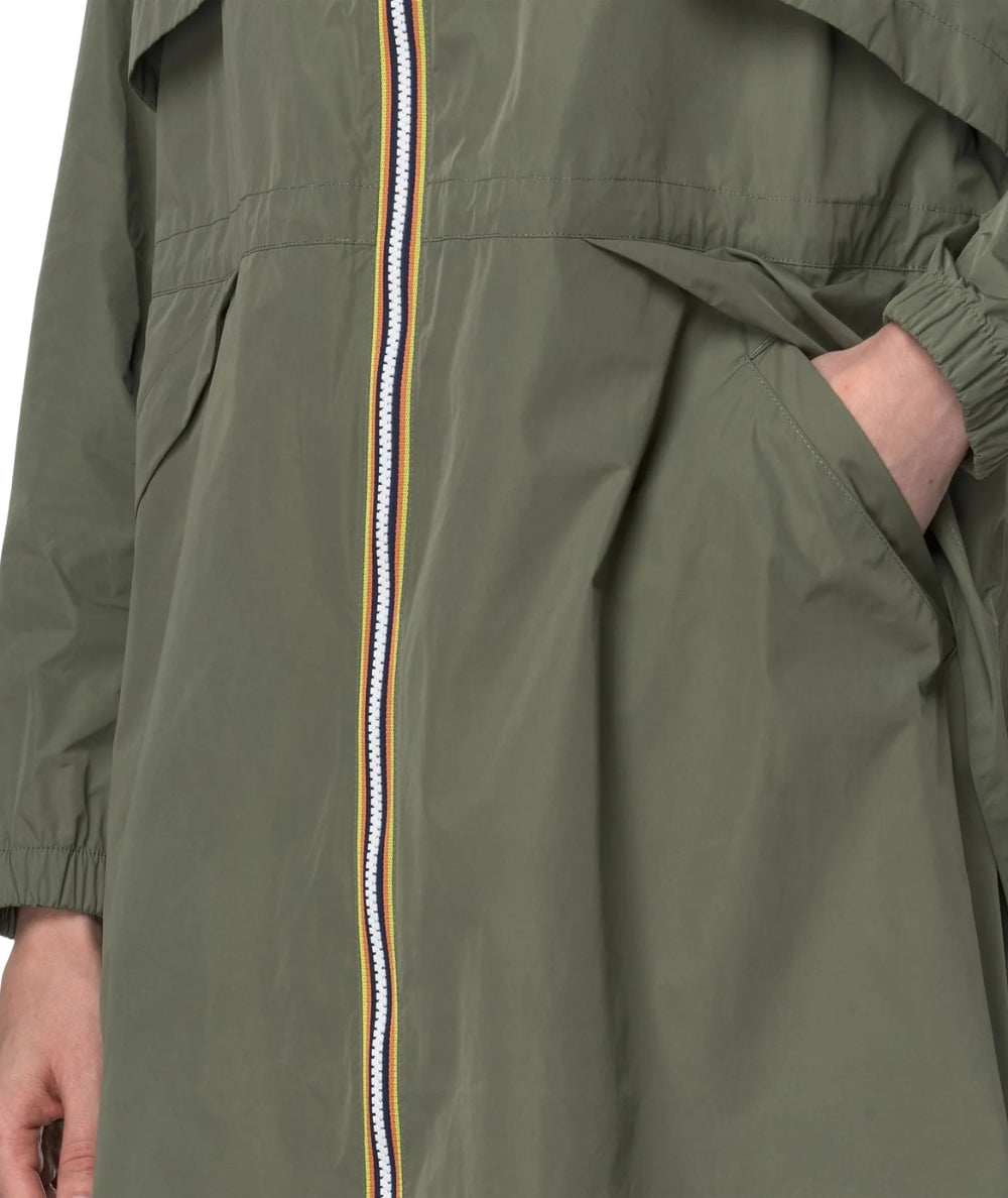 K-way Giacca Lunga Aube Memory Touch K8132NW Verde 