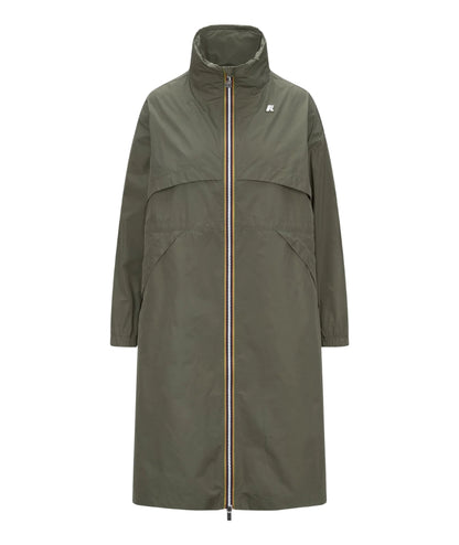 K-way Giacca Lunga Aube Memory Touch K8132NW Verde 