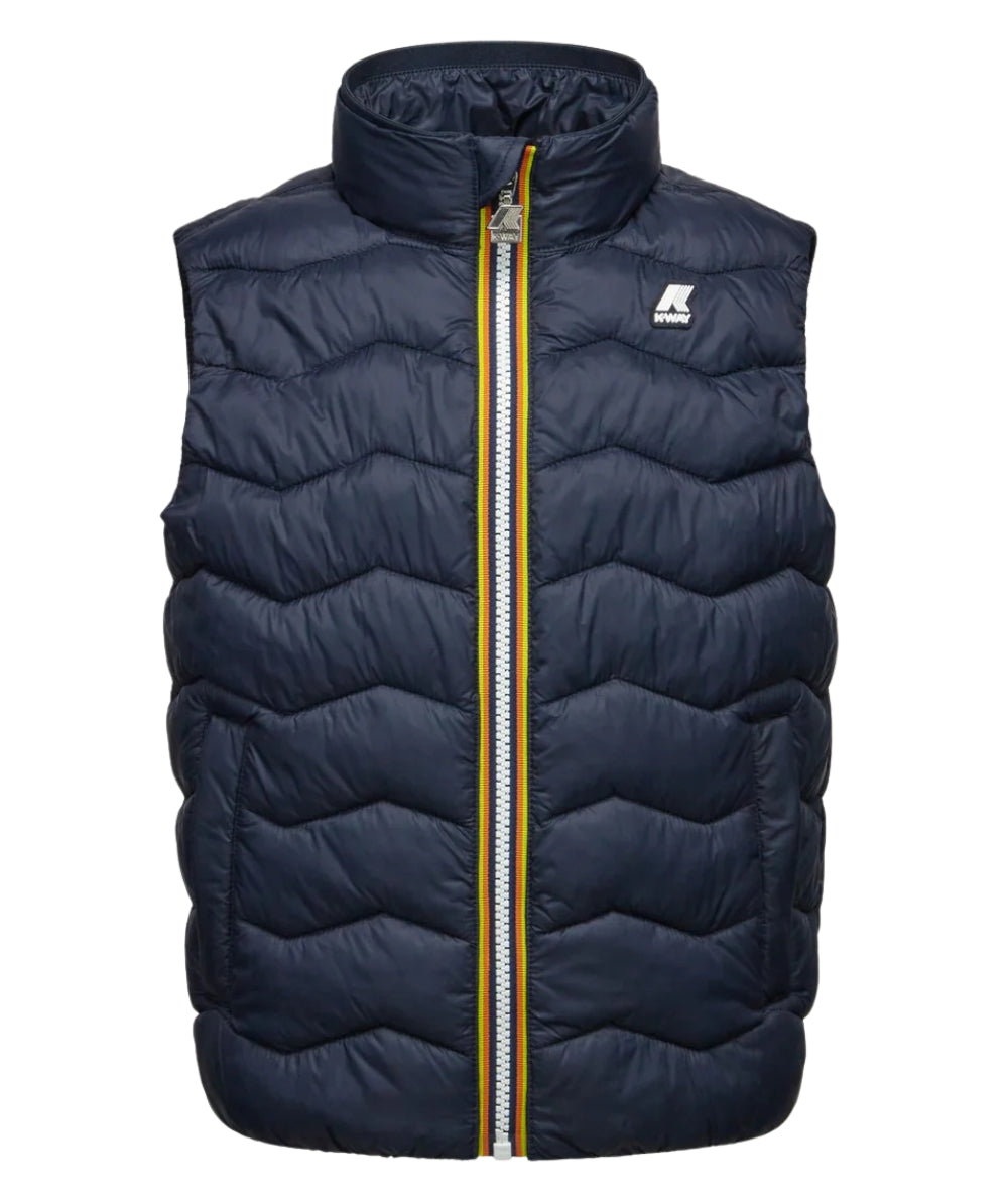 K-way Gilet Imbottito Valen Warm K6114PW Blu Navy
