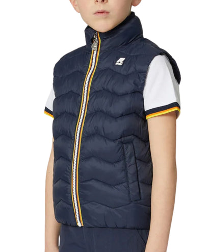 K-way Gilet Imbottito Valen Warm K6114PW Blu Navy