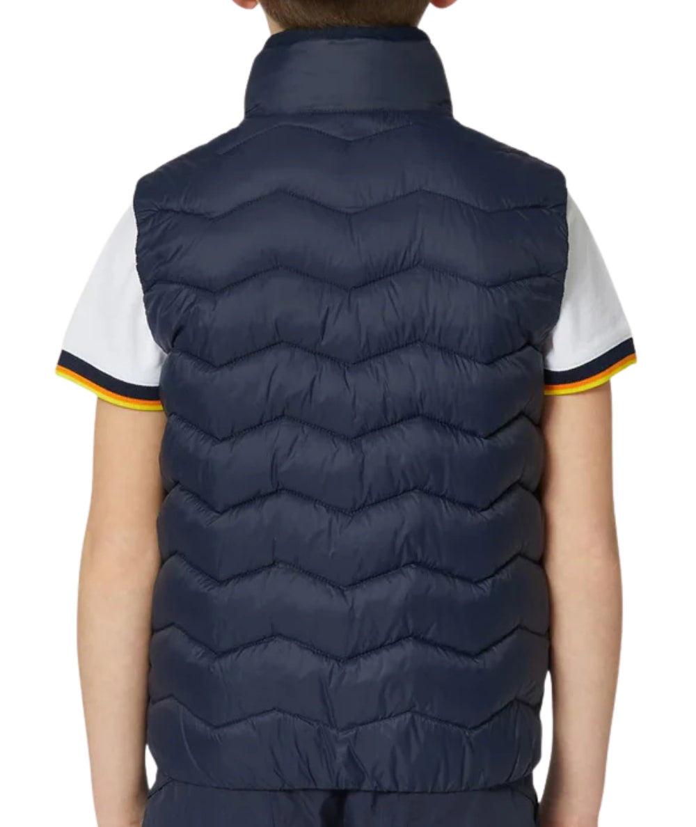 K-way Gilet Imbottito Valen Warm K6114PW Blu Navy
