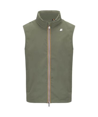 K-way Gilet Valen Stretch Nylon Jersey K3123TW Verde 