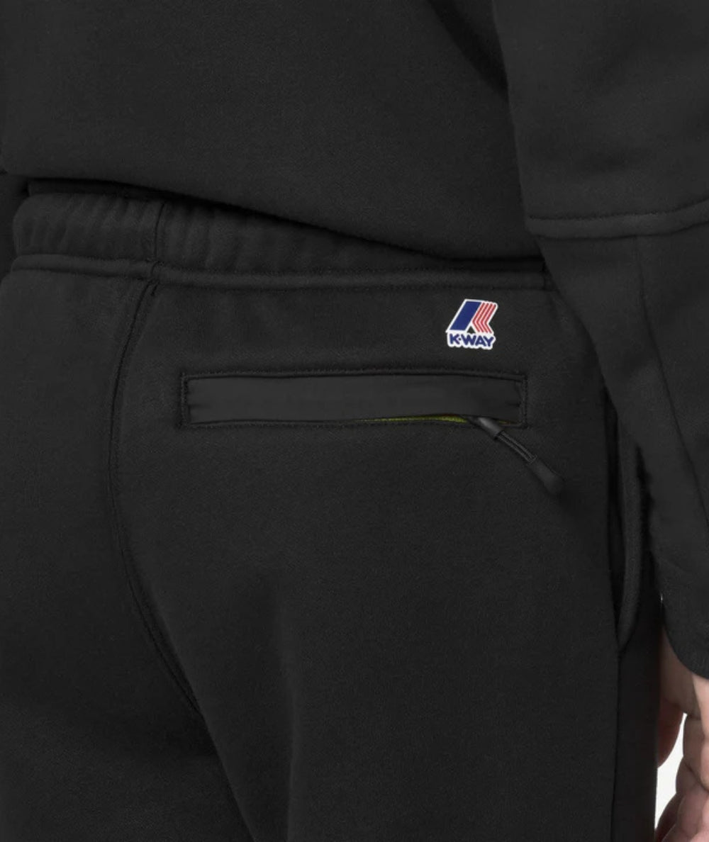 K-way Pant. P. Philbert Brushed Pc K2147BW Nero