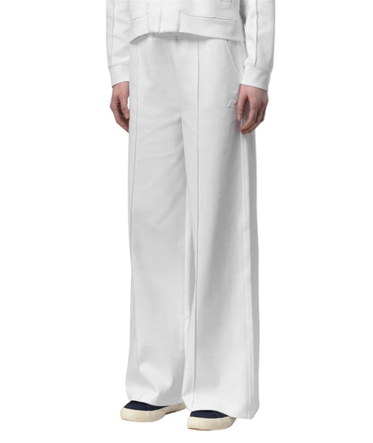 K-way Pantaloni Gamba Larga Loyre Interlock K2133MW Bianco