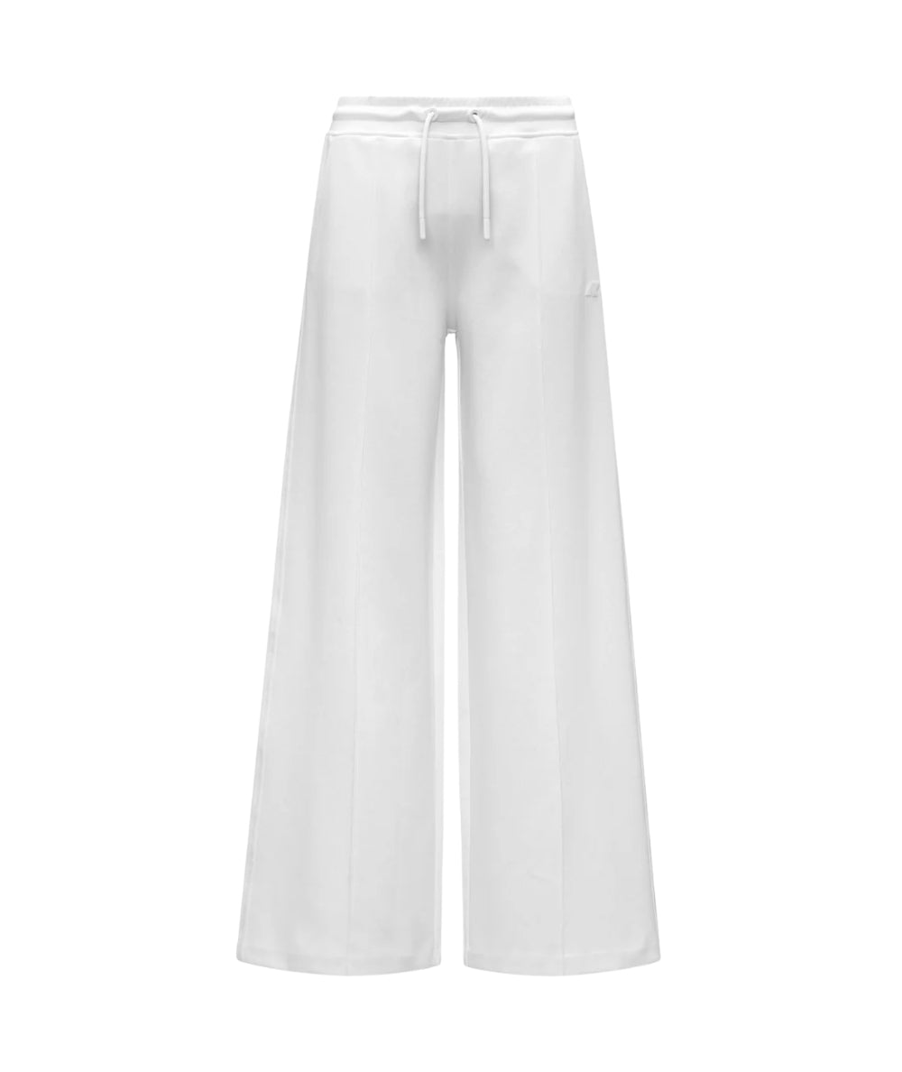 K-way Pantaloni Gamba Larga Loyre Interlock K2133MW Bianco