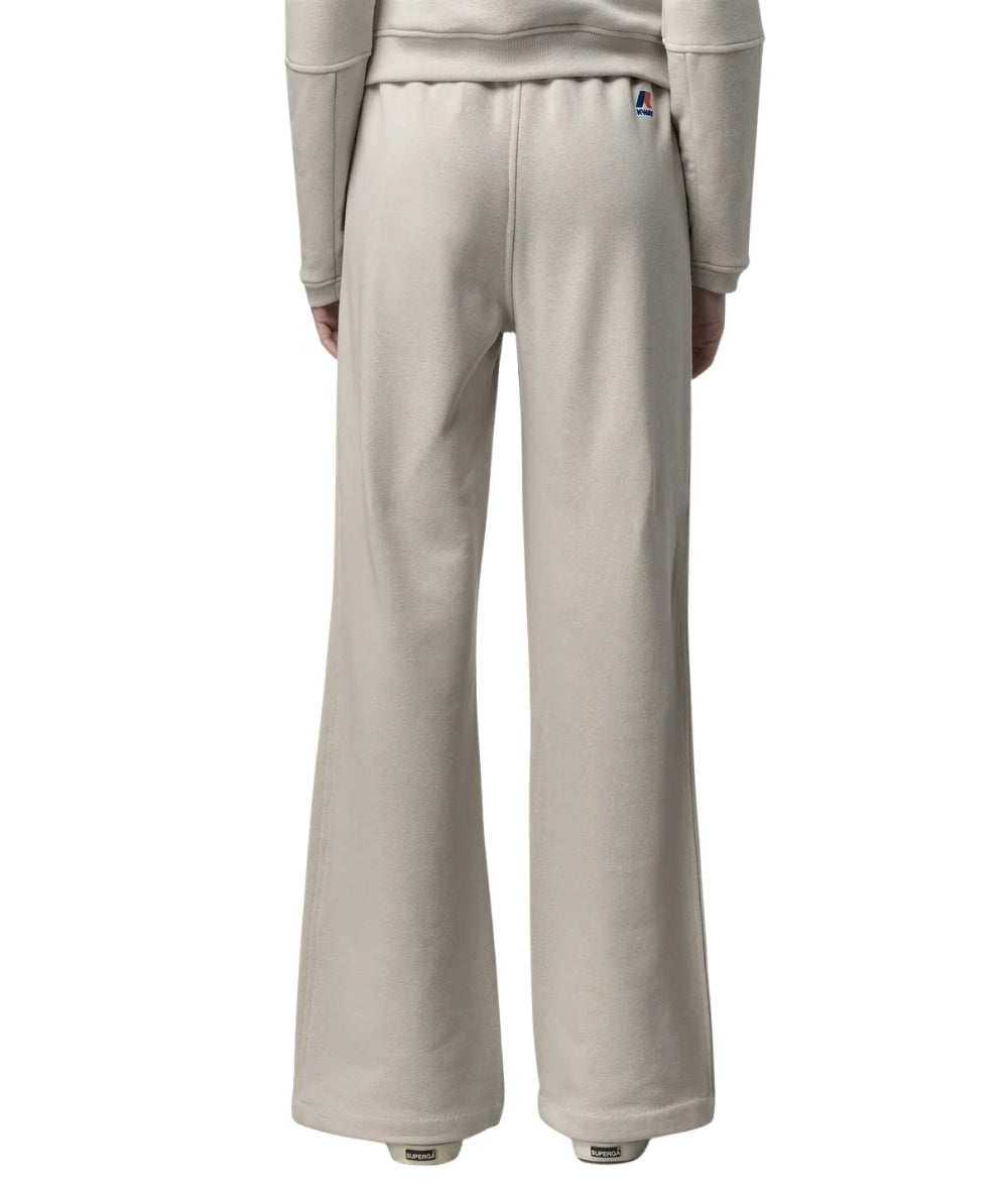 K-way Pantaloni Leggermente Svasati Loyre Poly Cotton K3134FW Beige
