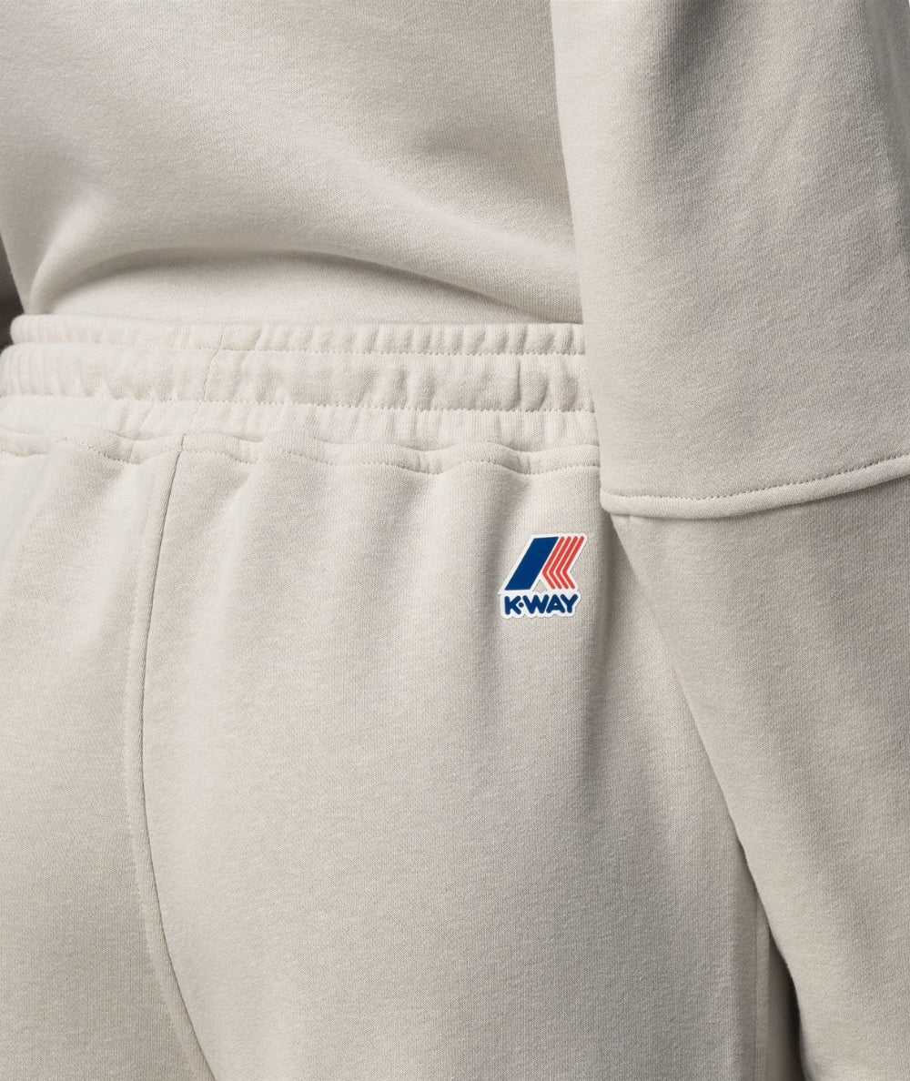 K-way Pantaloni Leggermente Svasati Loyre Poly Cotton K3134FW Beige