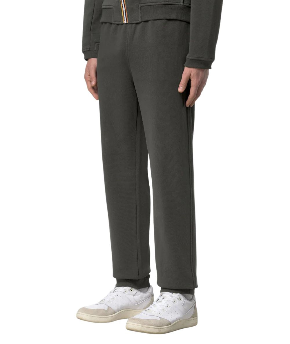 K-way Pantaloni in Felpa Philibert Poly Cotton K3134EW Verde Scuro
