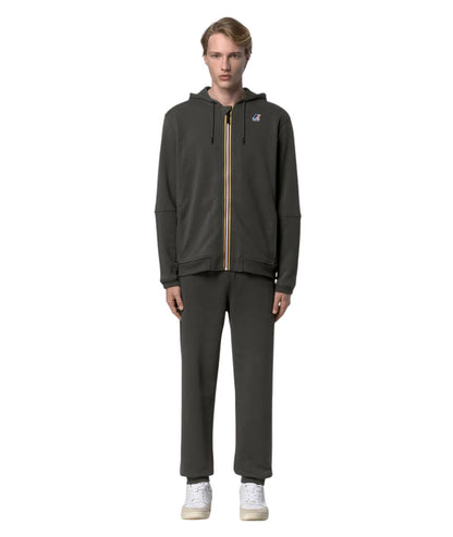 K-way Pantaloni in Felpa Philibert Poly Cotton K3134EW Verde Scuro