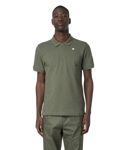 K-way Polo in Cotone Piquet Vinnie K1125CW Verde