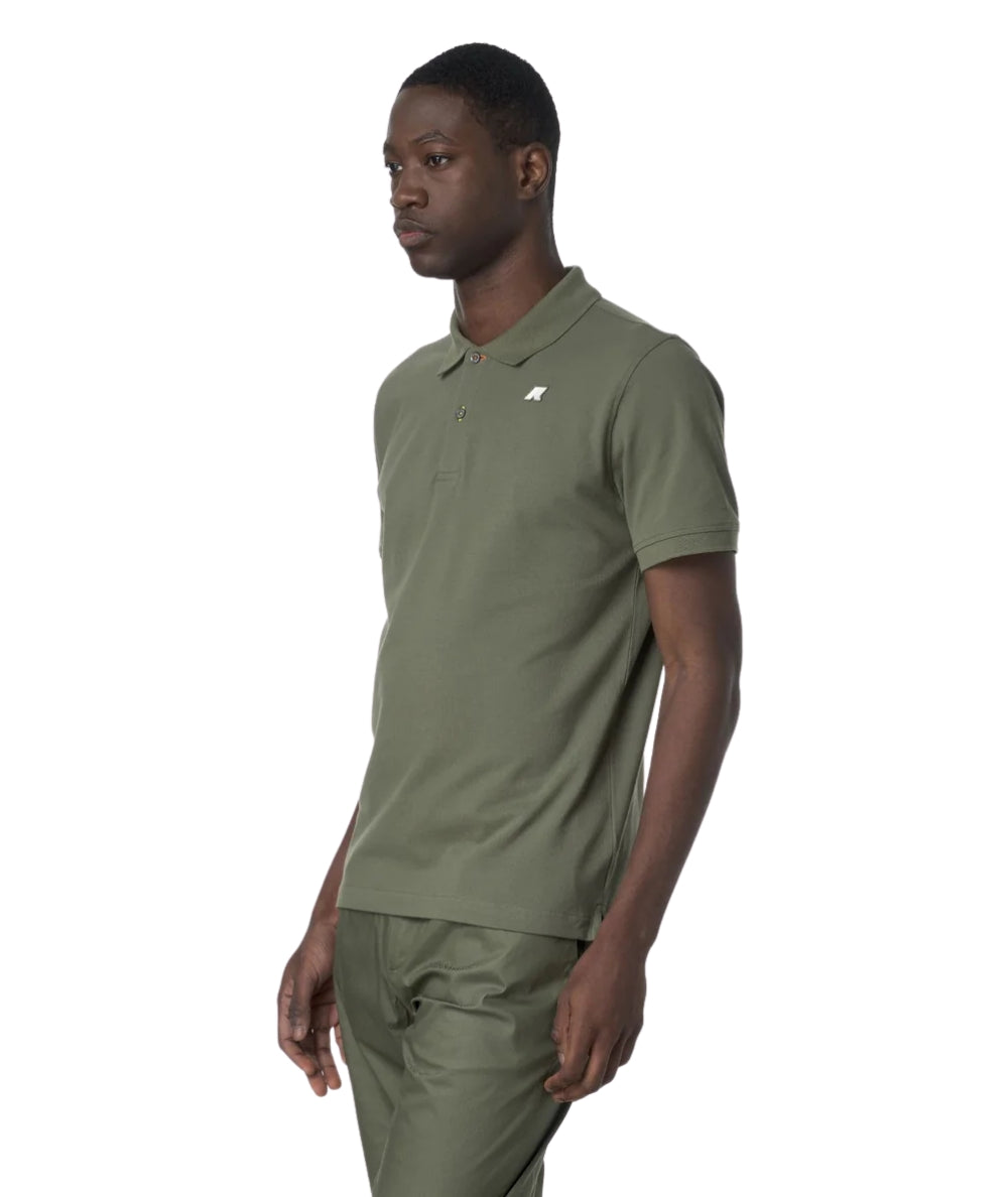 K-way Polo in Cotone Piquet Vinnie K1125CW Verde