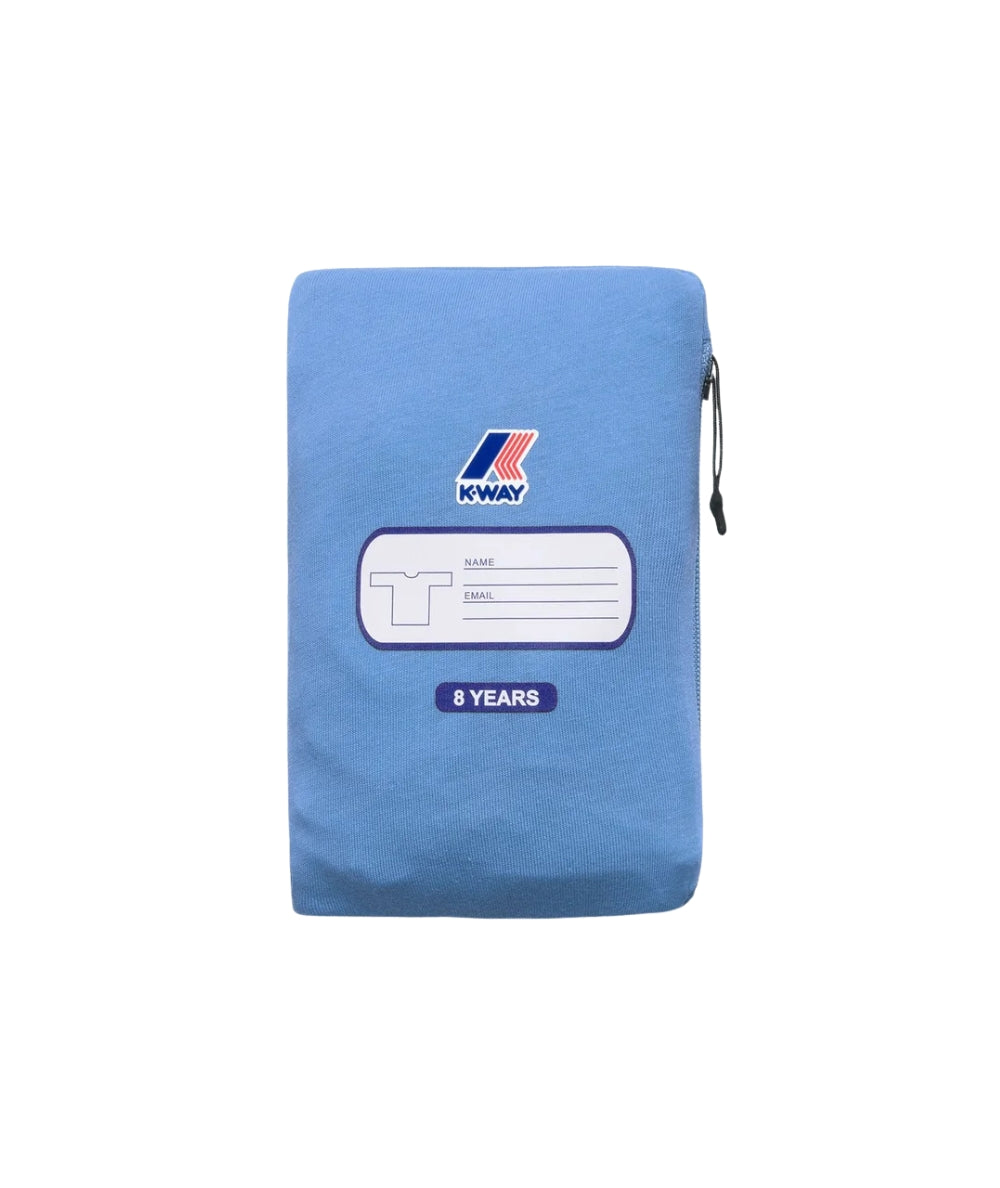 K-way T-shirt Girocollo con Logo P. Leonide K7133YW Azzurro