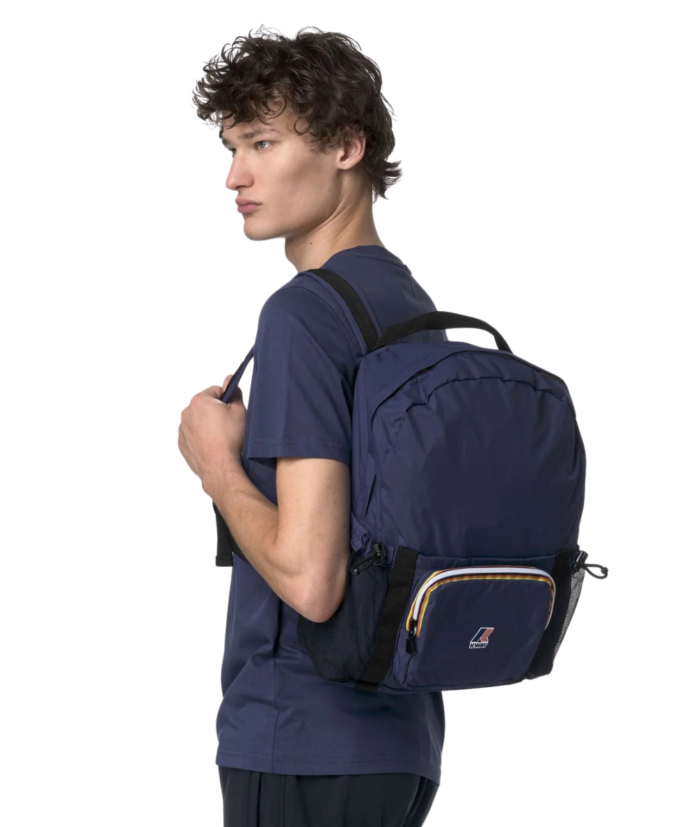 K-way Zaino Con Logo Le Vrai 4.0 Michel K5135PW Blu