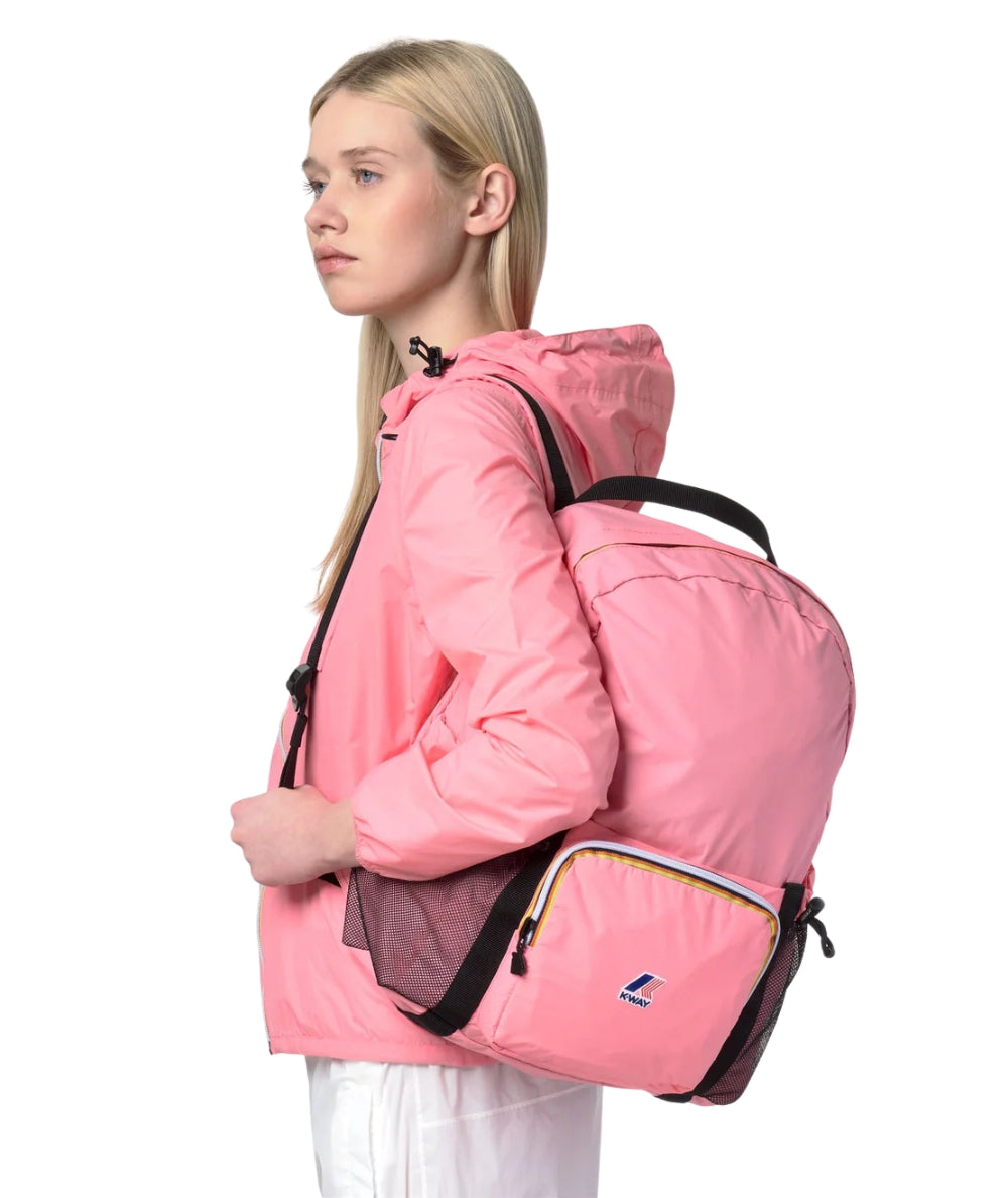K-way Zaino Con Logo Le Vrai 4.0 Michel K5135PW Rosa