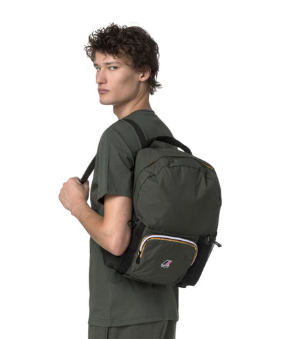 K-way Zaino con Logo Le Vrai 4.0 Michel K5135PW Verde