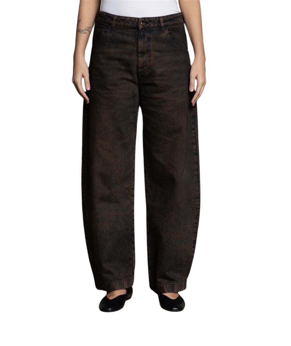 KAOS DENIM Jeans Barrel Fit SI6MG016 Marrone