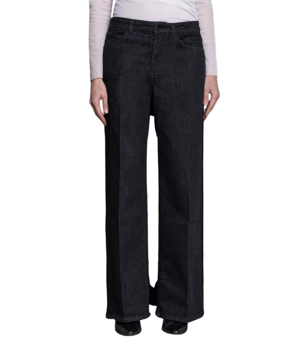 KAOS DENIM Jeans a Gamba Larga SI6MG004 Nero