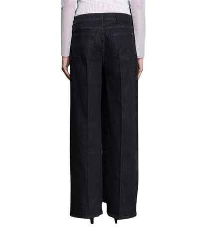 KAOS DENIM Jeans a Gamba Larga SI6MG004 Nero
