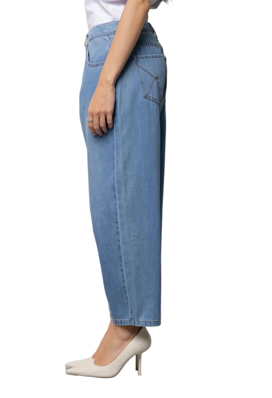 Kaos Denim Jeans Balloon in Denim Chiaro SP6MP007