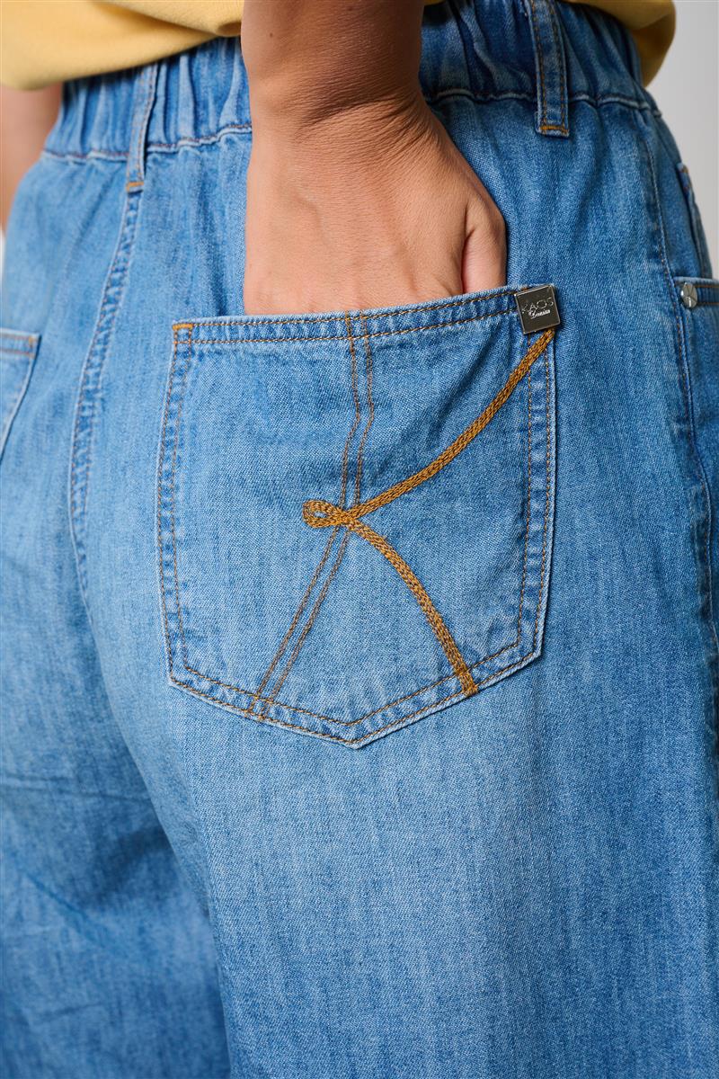 Kaos Denim Pantaloni Corti in Tela Leggera SP6DK017