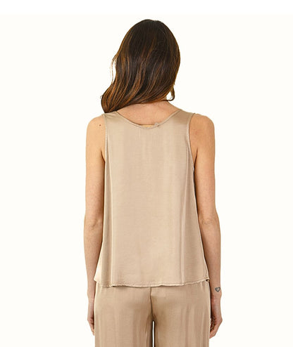 Kaos Jeans Viskose-Top RPJAR009 Kamel