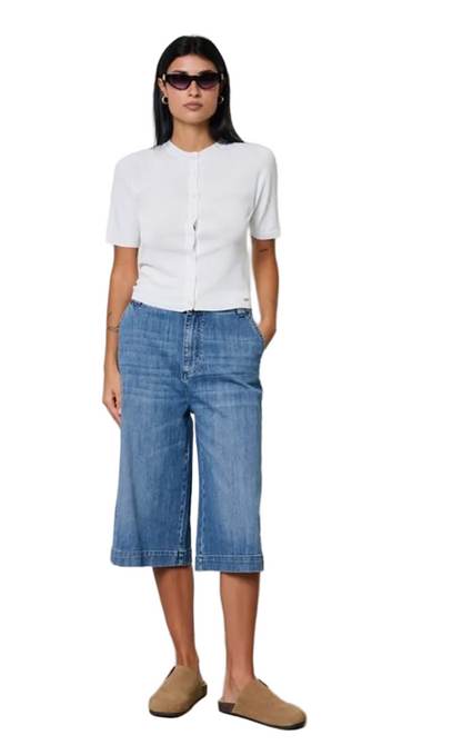Kaos Denim Bermuda al Ginocchio SP6MG018