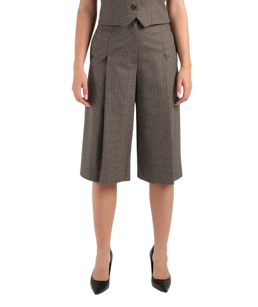 Kaos Fashion Culottes Plissettate RI1CO051 Cammello