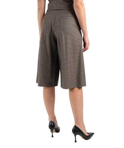 Kaos Fashion Culottes Plissettate RI1CO051 Cammello