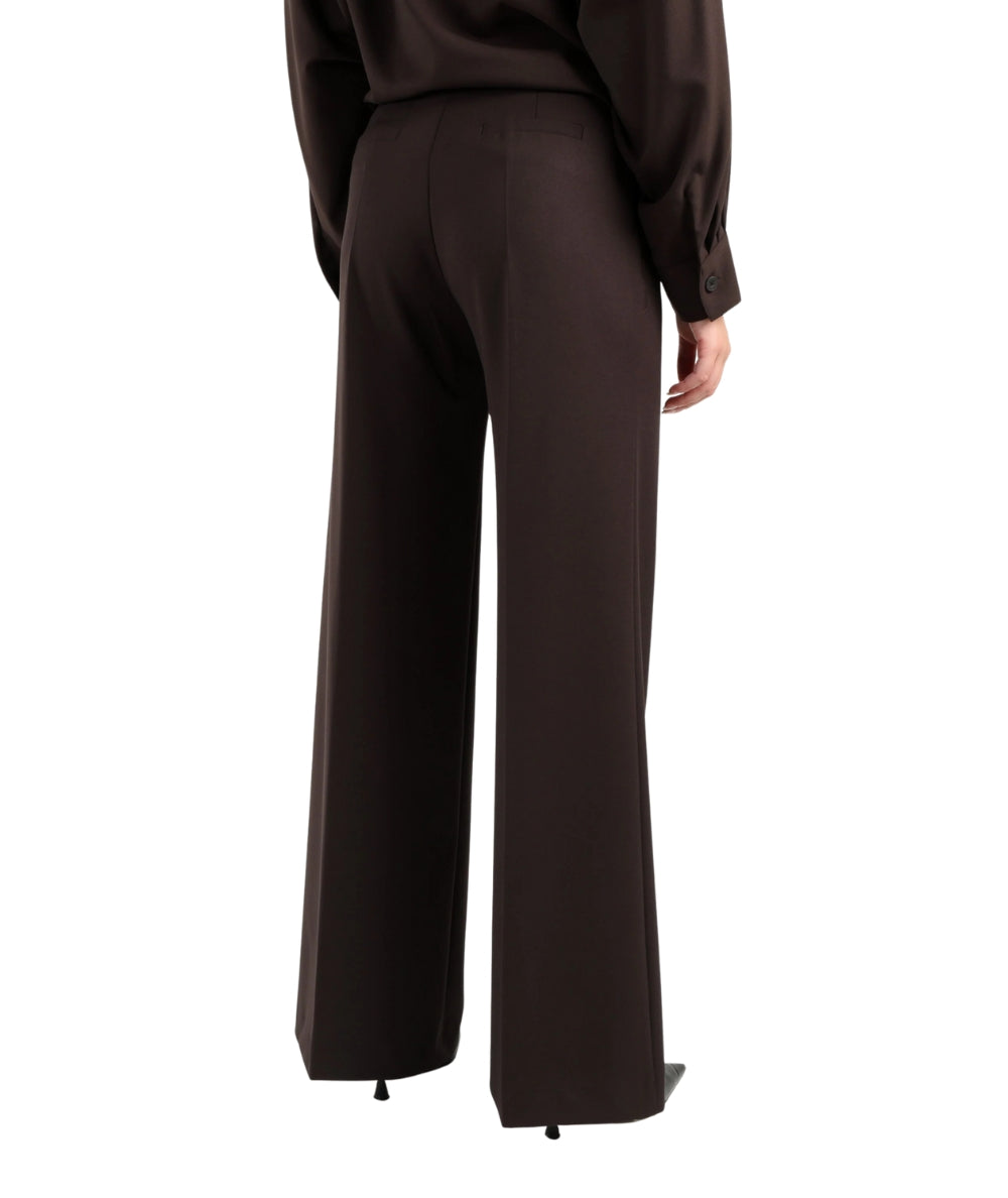 Kaos Fashion Pantalone Gamba Larga RI1CO033 Marrone