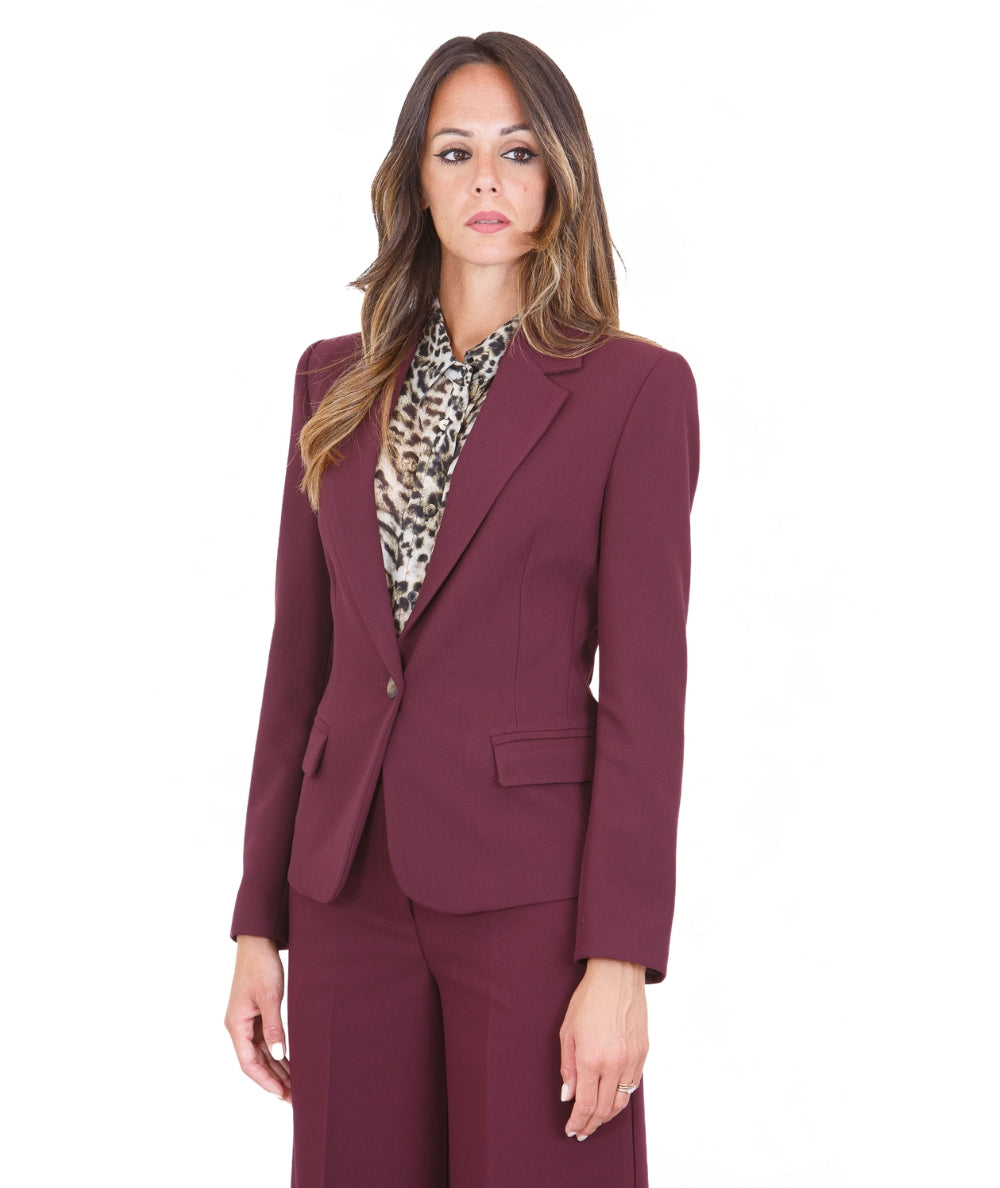 Kaos Jeans Giacca Monopetto RIJCO016 Bordeaux