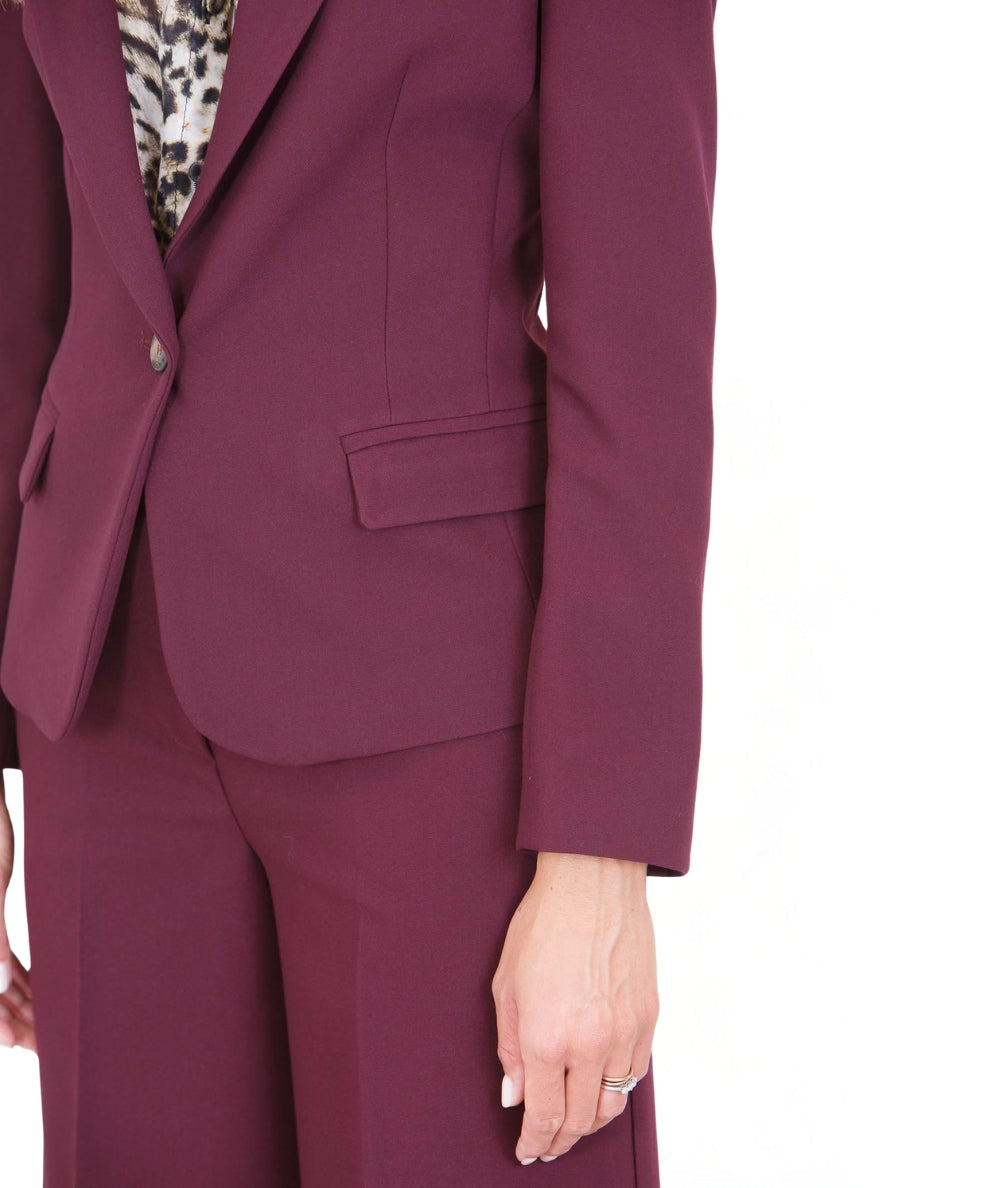 Kaos Jeans Giacca Monopetto RIJCO016 Bordeaux