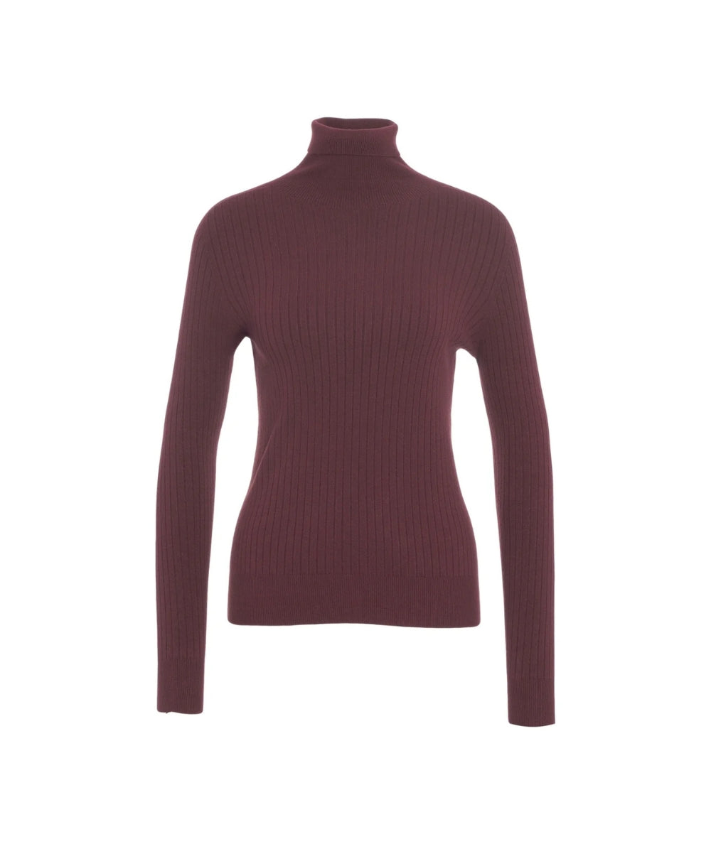 Kaos Jeans Maglione Dolcevita  RIJKT011 Bordeaux