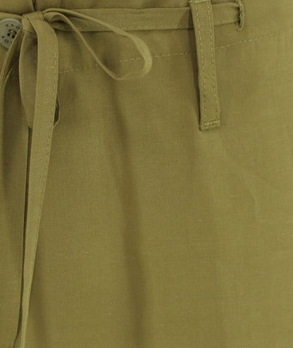 Kaos Jeans Pantaloni in Lyocell e Lino SPJOR002 Verde Olio 