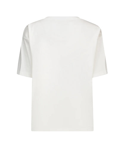 Kaos Jeans T-shirt con Taschino SPJMA005 Bianco Panna