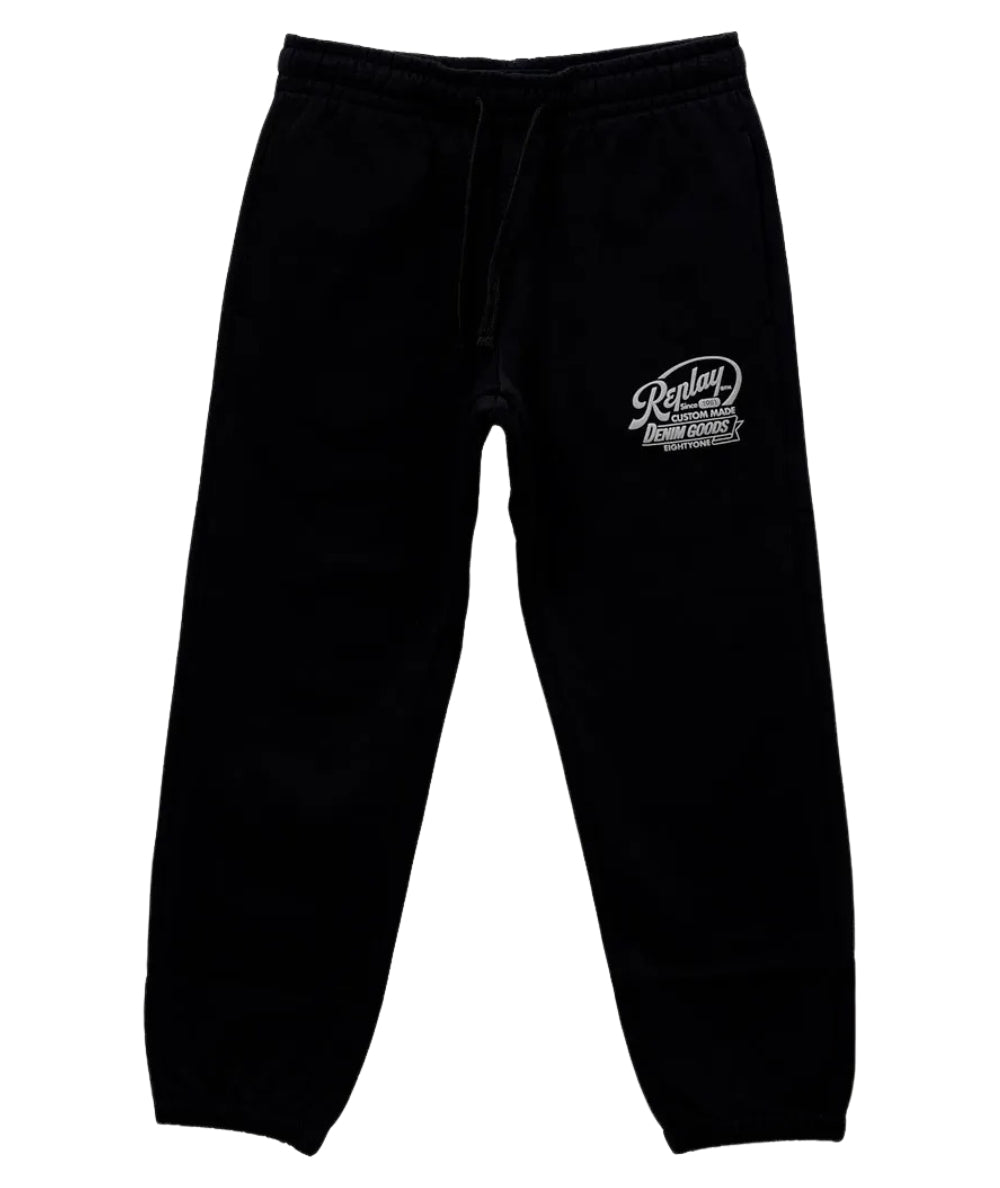 Replay & Sons Pantalone in Felpa SB9102.052.23830 Nero