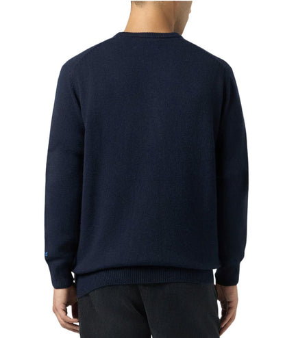 MC2 SAINT BARTH MAGLIONE CORTINA COPPIA DI SCIATORI HERON BLU NOTTE