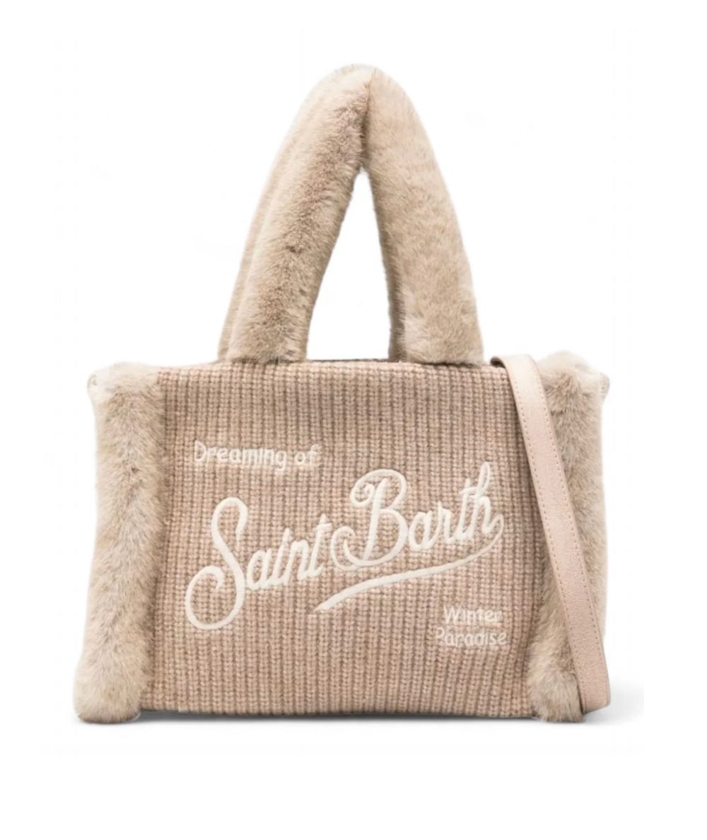 MC2 Saint Barth Borsa COLETTE SHEARLING RIB COL0034 Beige