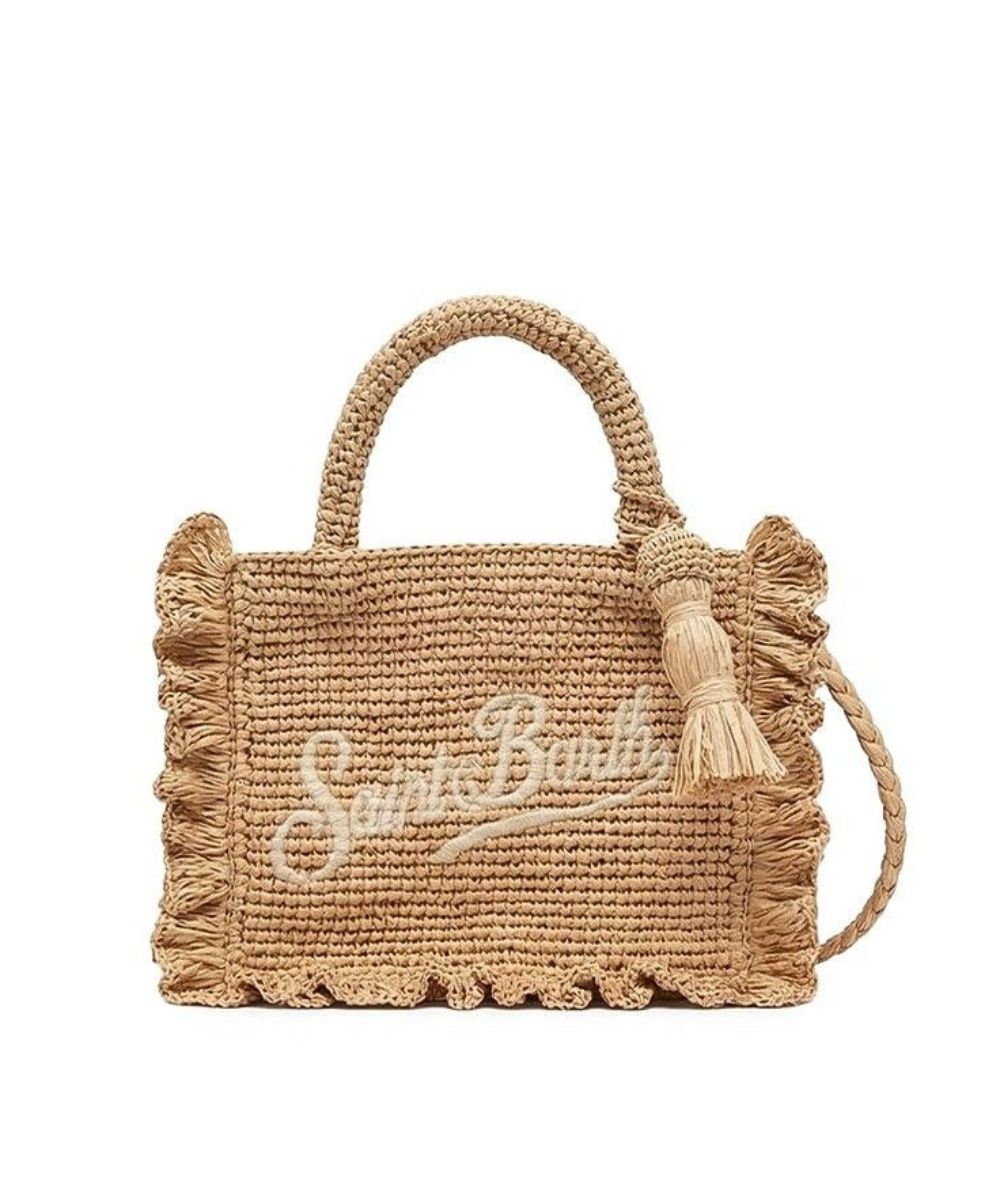 MC2 Saint Barth Borsa Raffia Volant Mini 00222L 