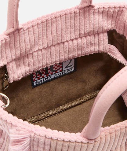 MC2 Saint Barth Borsa a Tracolla VANITY MINI CORDUROY VAMI025 Rosa