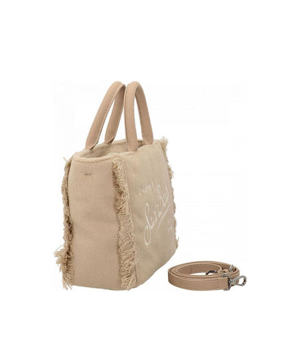 MC2 Saint Barth Borsa con Tracolla VANITY MINI FELT VAMI024 Beige