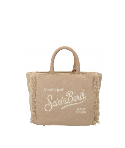 MC2 Saint Barth Borsa con Tracolla VANITY MINI FELT VAMI024 Beige