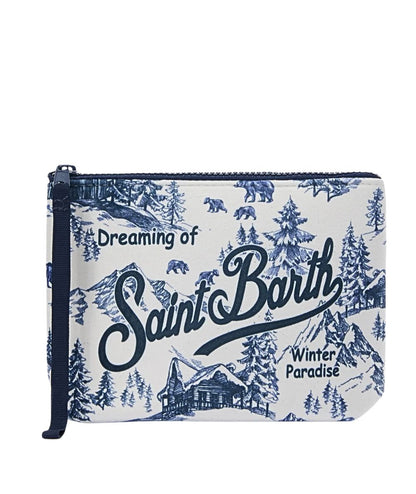 MC2 Saint Barth Pochette ALINE W ALI0002 Toile de Jouy Winterland 
