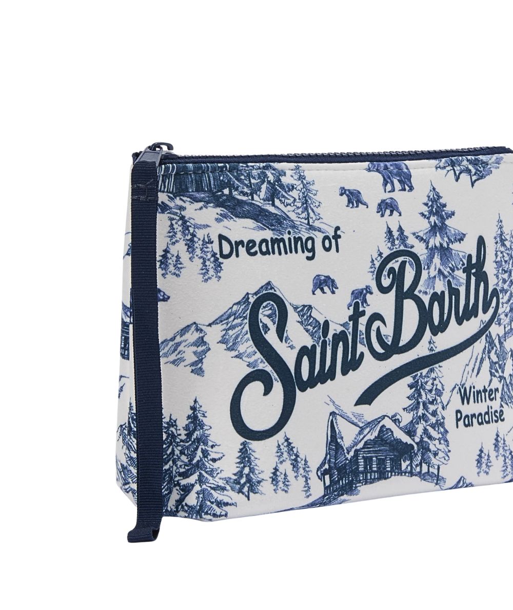 MC2 Saint Barth Pochette ALINE W ALI0002 Toile de Jouy Winterland 