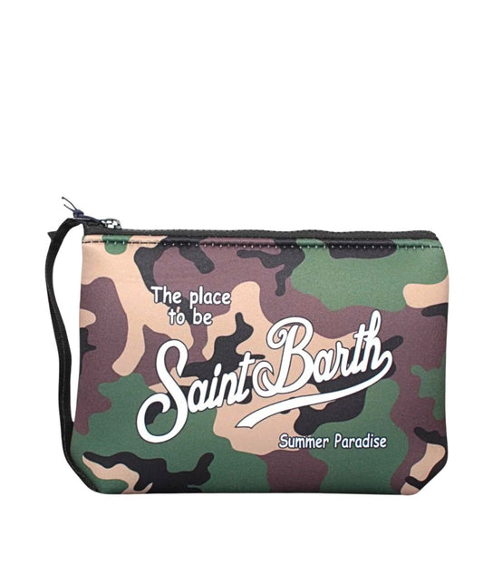 MC2 Saint Barth Pochette Camouflage ALINE W ALI0002 Verde Militare