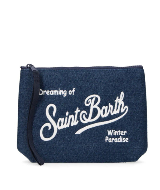 MC2 Saint Barth Pochette in Denim ALINE DENIM W ALI0031 Blu Denim