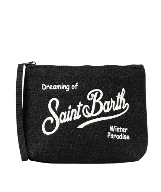 MC2 Saint Barth Pochette in Denim ALINE DENIM W ALI0031 Nero