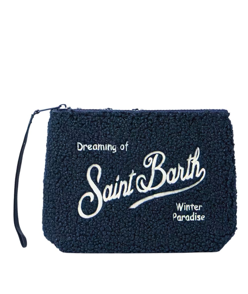 MC2 Saint Barth Pochette in Orsetto ALINE TEDDY ALI0023 Blu Navy