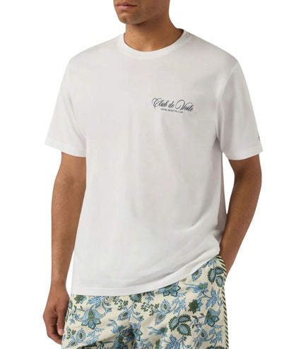 MC2 Saint Barth T-shirt con Girocollo e Stampa Portland PRL0002 Bianco