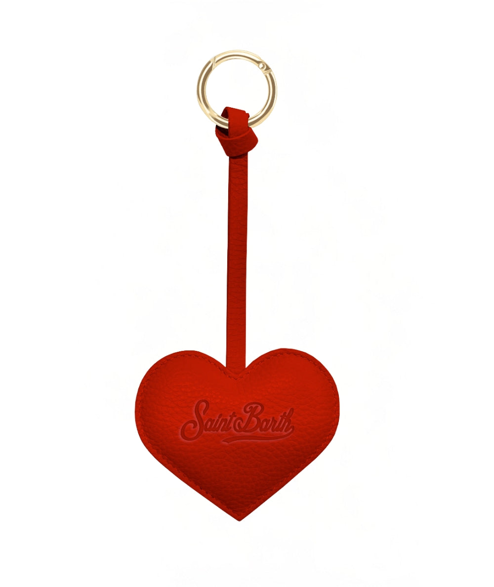 MC2 SAINT BARTH Charm in Pelle a Cuore BCHARM01 Rosso