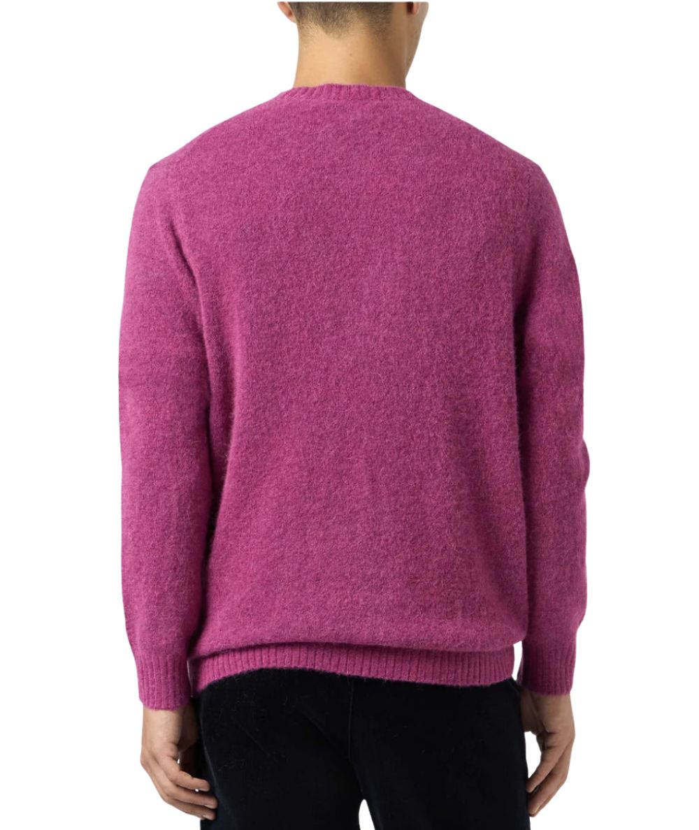 MC2 SAINT BARTH MAGLIONE GIROCOLLO ELASTICIZZATO REGENT ROSA MALVA